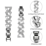 xDfind Small Twist Diamond Metal Watch Band - Image 6