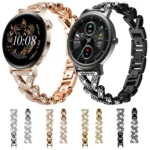 xDfind Small Twist Diamond Metal Watch Band - Image 2