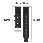 xDfind Hybrid Nylon Braid Silicone Watch Band - Image 5