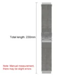 xDfind Milanese Parachute Buckle Stainless Steel Raised Fine Mesh Watch Band - Image 8
