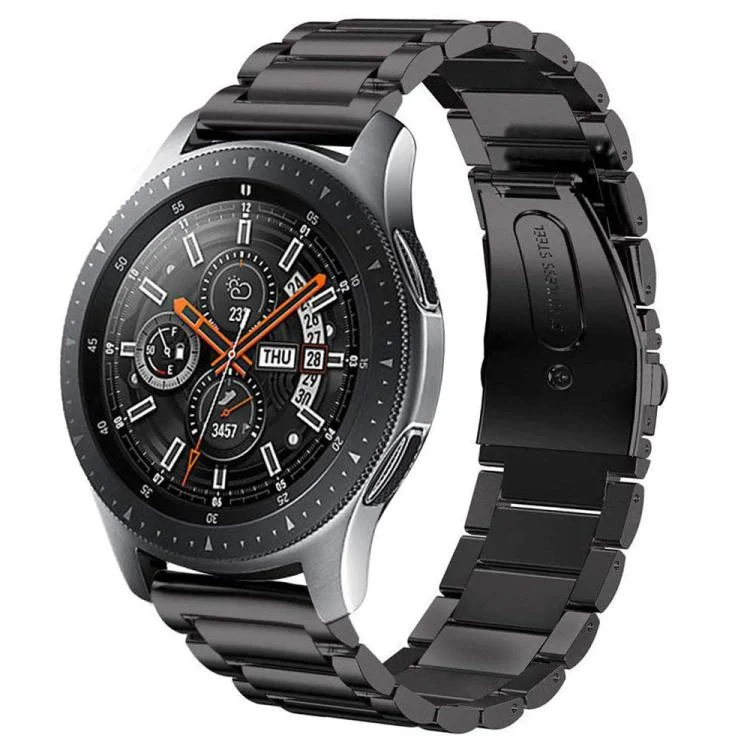 Three Beads Flat Buckle Titanium Alloy Watch Band