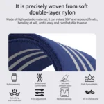 xDfind Parachute Buckle 3-Stripe Braided Nylon Watch Band, For Apple Watch 42 / 44 / 45 / 46 / 49mm, For Apple Watch 38 / 40 / 41 / S10 42mm - Image 3