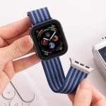 xDfind Parachute Buckle 3-Stripe Braided Nylon Watch Band, For Apple Watch 42 / 44 / 45 / 46 / 49mm, For Apple Watch 38 / 40 / 41 / S10 42mm - Image 5