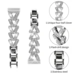 20mm xDfind Small Twist Diamond Metal Watch Band - Image 6