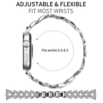 20mm xDfind Small Twist Diamond Metal Watch Band - Image 5
