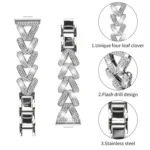 20mm xDfind Small Twist Diamond Metal Watch Band - Image 6