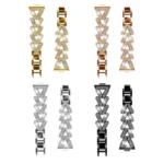 20mm xDfind Small Twist Diamond Metal Watch Band - Image 4