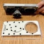 Glitter Powder Dots Pattern Phone Case with Holder, For OPPO Find N5, For OPPO Find N3 Flip, For OPPO Find N2 Flip - Image 7