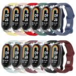 Butterfly Buckle Silicone Watch Band with Transparent Case - Image 3