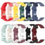 Butterfly Buckle Silicone Watch Band with Transparent Case - Image 4