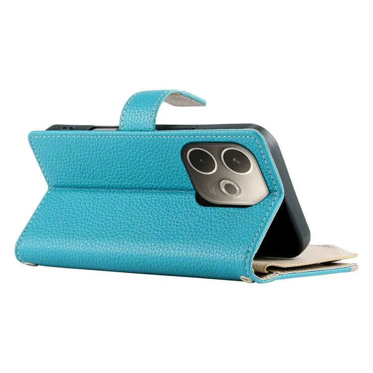 EDA008243204A_4.webp Stitching Multi-card Zipper Wallet Leather Phone Case with Short Strap, For OPPO A5 Pro 5G Global, For OPPO Reno13 Pro Global, For OPPO Reno13 Global - Image 5