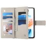 Stitching Multi-card Zipper Wallet Leather Phone Case with Short Strap, For OPPO A79 5G / A2x, For OPPO A5x 5G / A3 4G / 5G / A3x 4G / 5G, For OPPO A5 5G Global / A3 Pro 5G / A80 5G - Image 4