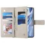Stitching Multi-card Zipper Wallet Leather Phone Case with Short Strap, For OPPO Reno10 / Reno10 Pro Global, For OPPO A78 4G Global, For OPPO A78 5G Global / A58x / A1x - Image 4