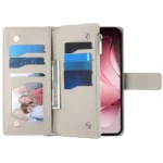 Stitching Multi-card Zipper Wallet Leather Phone Case with Short Strap, For OPPO Reno13 F 4G / 5G, For OPPO Reno12 F 4G / 5G / F27, For OPPO Reno12 Pro Global - Image 4
