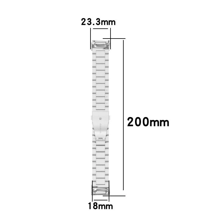 EDA008244901A_3.webp Tri-beads Flat Buckle Titanium Alloy Watch Band - Image 5