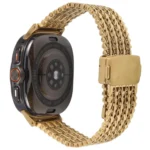 Magnetic Snap Clasp Steel Mesh Metal Watch Band - Image 5