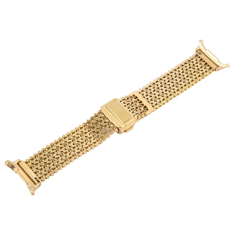 EDA008247301A_3.webp Magnetic Snap Clasp Steel Mesh Metal Watch Band - Image 7