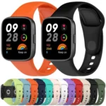 xDfind Solid Color Silicone Watch Band, with Button - Image 2