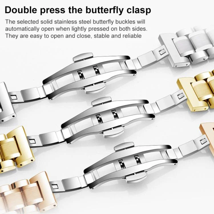 EDA0082501_B3.webp xDfind Five-bead Solid Stainless Steel Butterfly Buckle Watch Band - Image 4