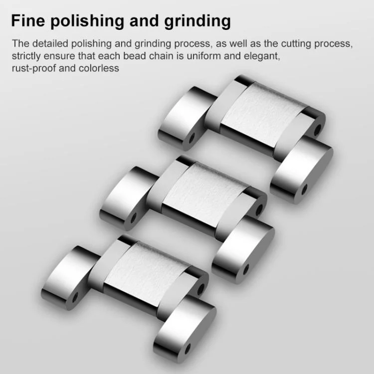 EDA0082501_B4.webp xDfind Five-bead Solid Stainless Steel Butterfly Buckle Watch Band - Image 5