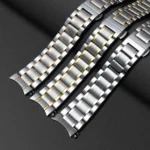 xDfind Five-bead Solid Stainless Steel Butterfly Buckle Watch Band - Image 6
