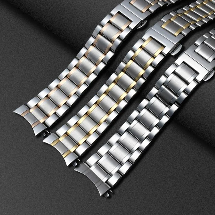 EDA0082501_B5.webp xDfind Five-bead Solid Stainless Steel Butterfly Buckle Watch Band - Image 6