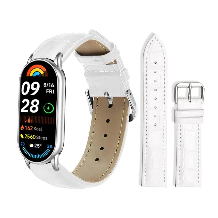 EDA008251902A.webp xDfind Bamboo Texture Pin Buckle Leather Watch Band - Image 1