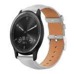 xDfind Flat Head Black Shark Fine Grain Leather Watch Band