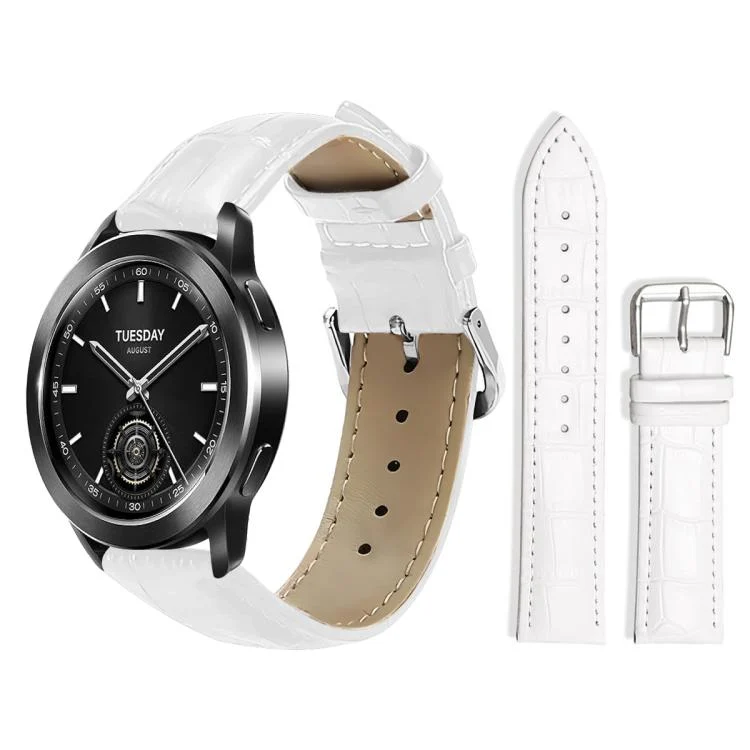 EDA008259502A.webp xDfind Bamboo Texture Pin Buckle Leather Watch Band - Image 1