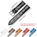 xDfind Bamboo Texture Pin Buckle Leather Watch Band - Image 8