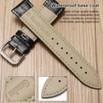 xDfind Bamboo Texture Pin Buckle Leather Watch Band - Image 5