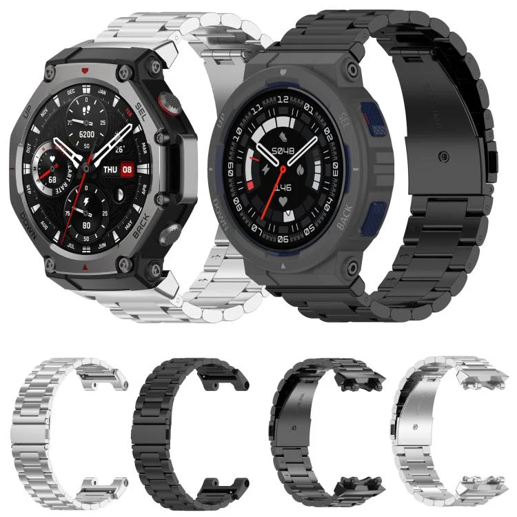 EDA0082772_B1.webp Tri-beads Flat Buckle Titanium Alloy Watch Band - Image 2