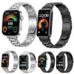 Tri-beads Flat Buckle Titanium Alloy Watch Band - Image 2