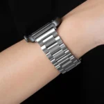 Tri-beads Flat Buckle Titanium Alloy Watch Band - Image 4