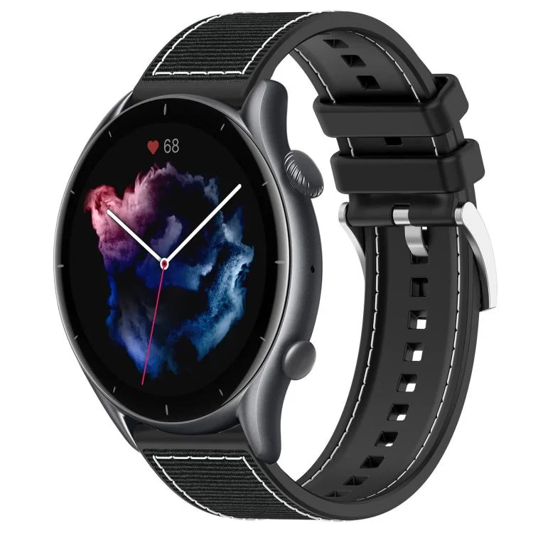 xDfind Hybrid Nylon Braid Silicone Watch Band