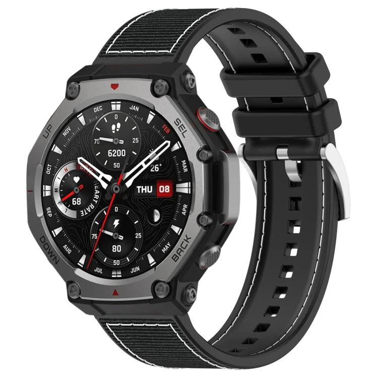 xDfind Hybrid Nylon Braid Silicone Watch Band