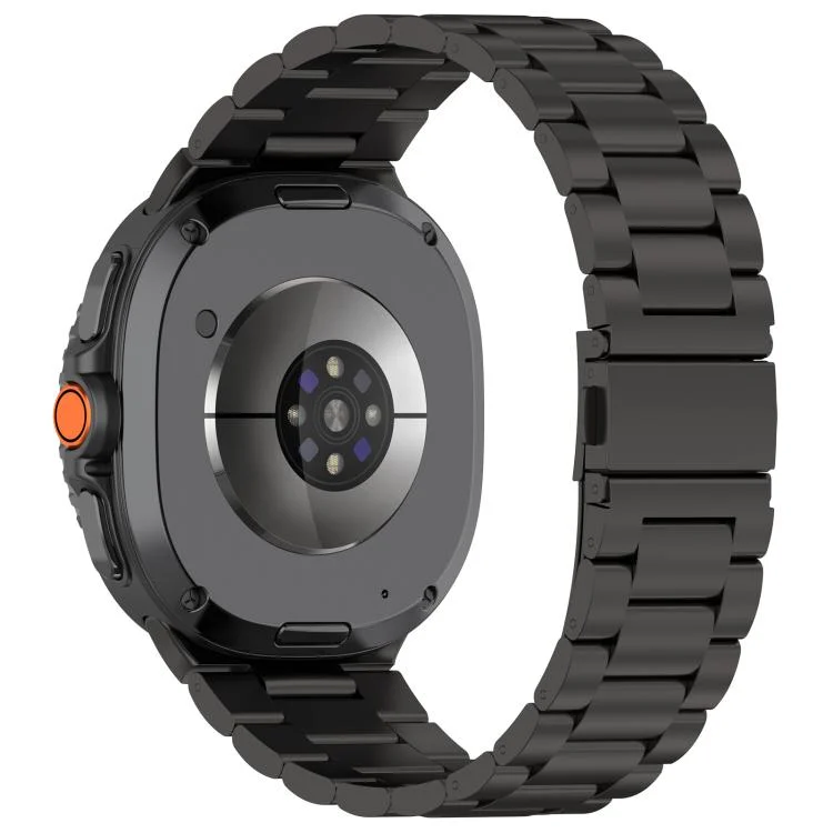 Tri-beads Flat Buckle Titanium Alloy Watch Band