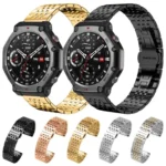 xDfind Seven-bead Solid Stainless Steel Watch Band - Image 2