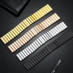 xDfind One-bead Bamboo Solid Stainless Steel Watch Band, For Apple Watch 42 / 44 / 45 / 46 / 49mm 22mm, For Apple Watch 38 / 40 / 41 / S10 42mm 20mm - Image 6