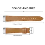 Cowhide Leather Watch Band - Image 5