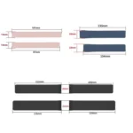 xDfind Flat Head Litchi Texture Magnetic Silicone Watch Band - Image 4