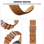 Fashionable Genuine Leather Watch Band - Image 6