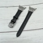 D-shaped Metal Small Waist Leather Watch Band - Image 4