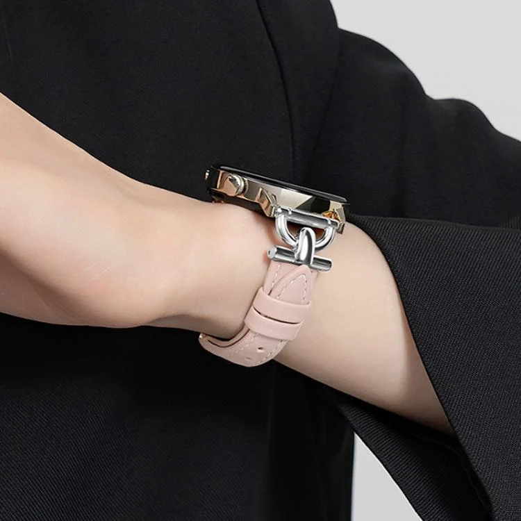 EDA0083209_B4.webp Flat-Head D-shaped Metal Genuine Leather Watch Band - Image 5