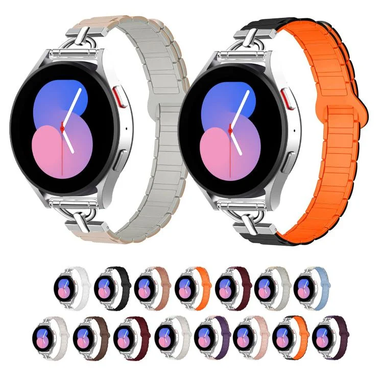 EDA0083211_B1.webp D-shaped Tri-beads Magnetic Silicone Watch Band - Image 2