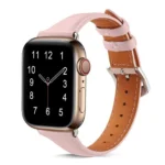 Small Waist Drop Buckle Genuine Leather Watch Band, For Apple Watch 46mm / 49mm / 45mm / 44mm, For Apple Watch 42mm / 41mm / 40mm / 38mm