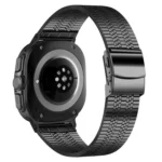 Turtle Buckle Five Beads Stainless Steel Watch Band - Image 3