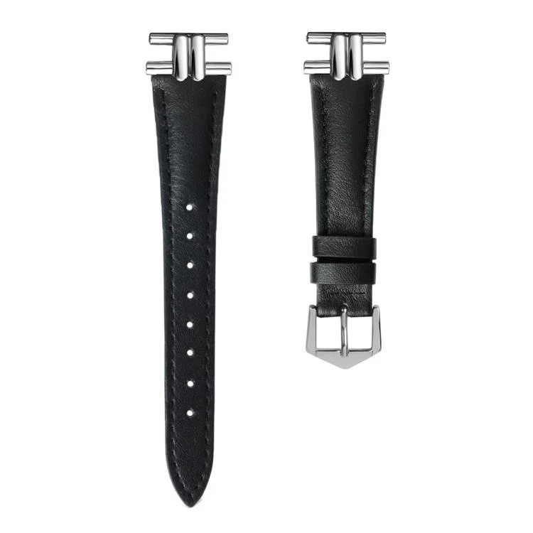 EDA008328601A_2.webp H-shaped Metal Buckle Leather Watch Band - Image 5