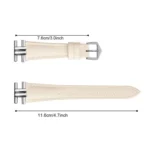 H-shaped Metal Buckle Leather Watch Band - Image 3