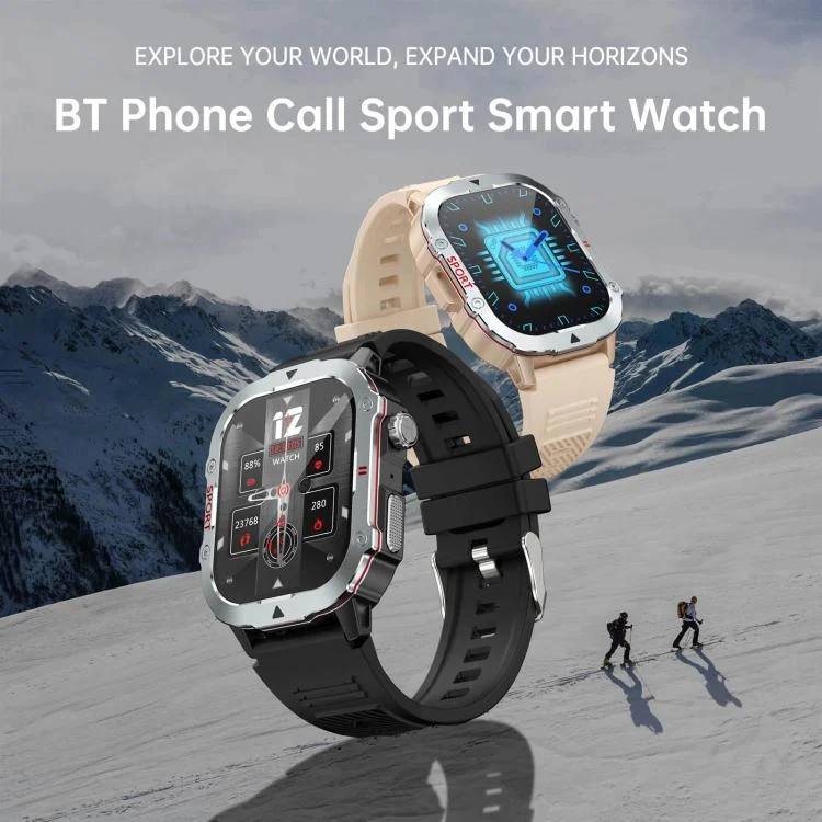 EDA008336401_B3.webp C30 Pro 2.19 inch TFT Screen BT Outdoor Sports Smart Watch - Image 4